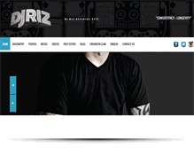 Tablet Screenshot of djriz.net